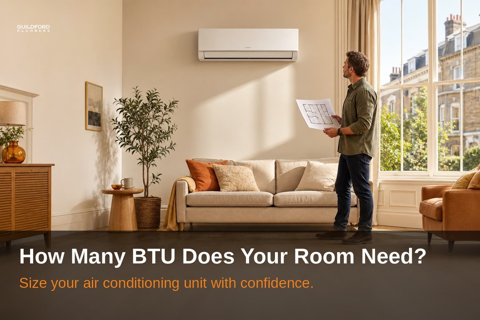 Room measurement and air-conditioning BTU planning guide