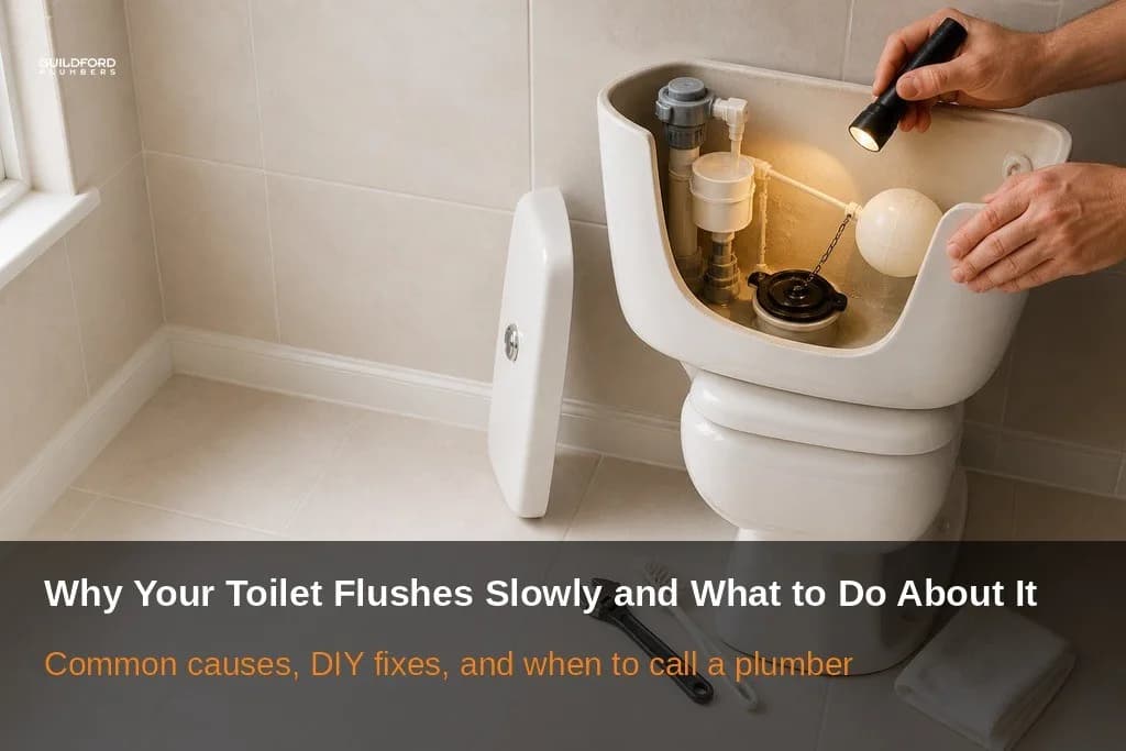 Why Your Toilet Flushes Slowly and What to Do About It