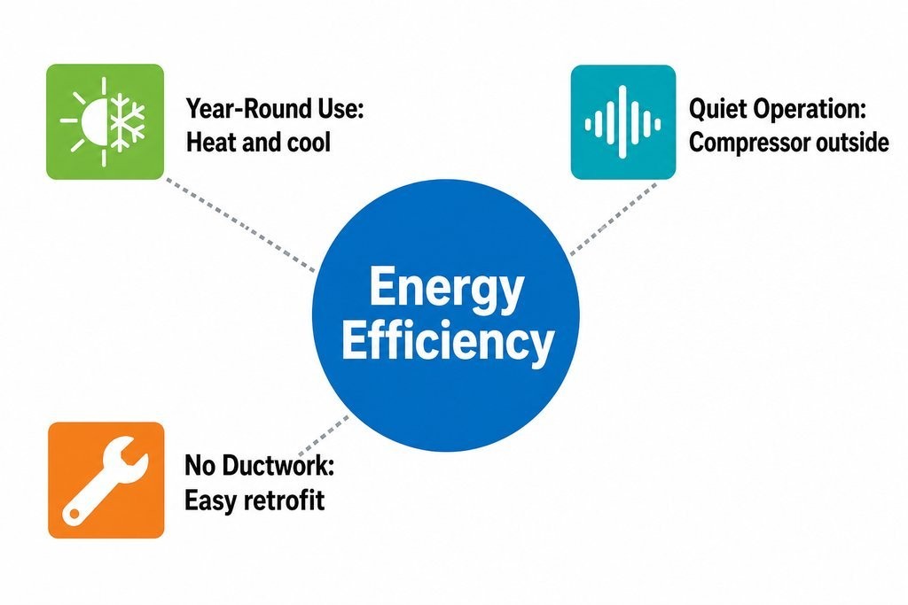 Key limitations of portable air conditioners: reduced cooling output, high noise, running costs, venting issues, and size con